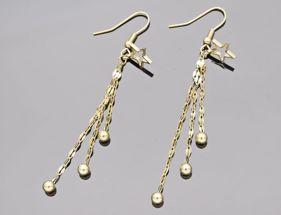 Kolczyki łańcuszki