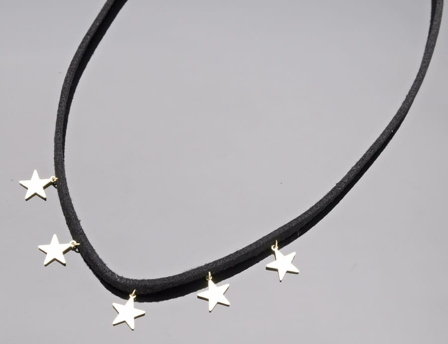 Naszyjnik choker gwiazdy