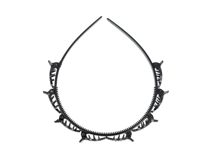 Opaska klipsy cyrkonie