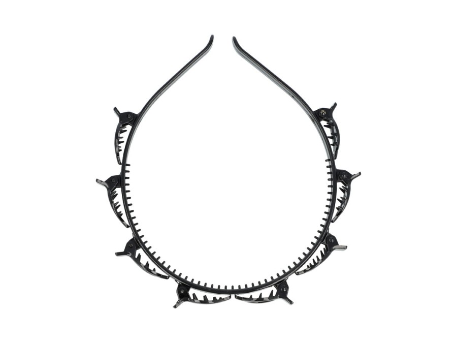 Opaska klipsy gładka