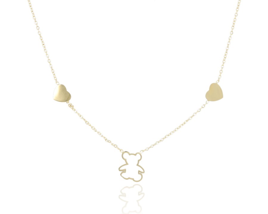 Naszyjnik miś serca