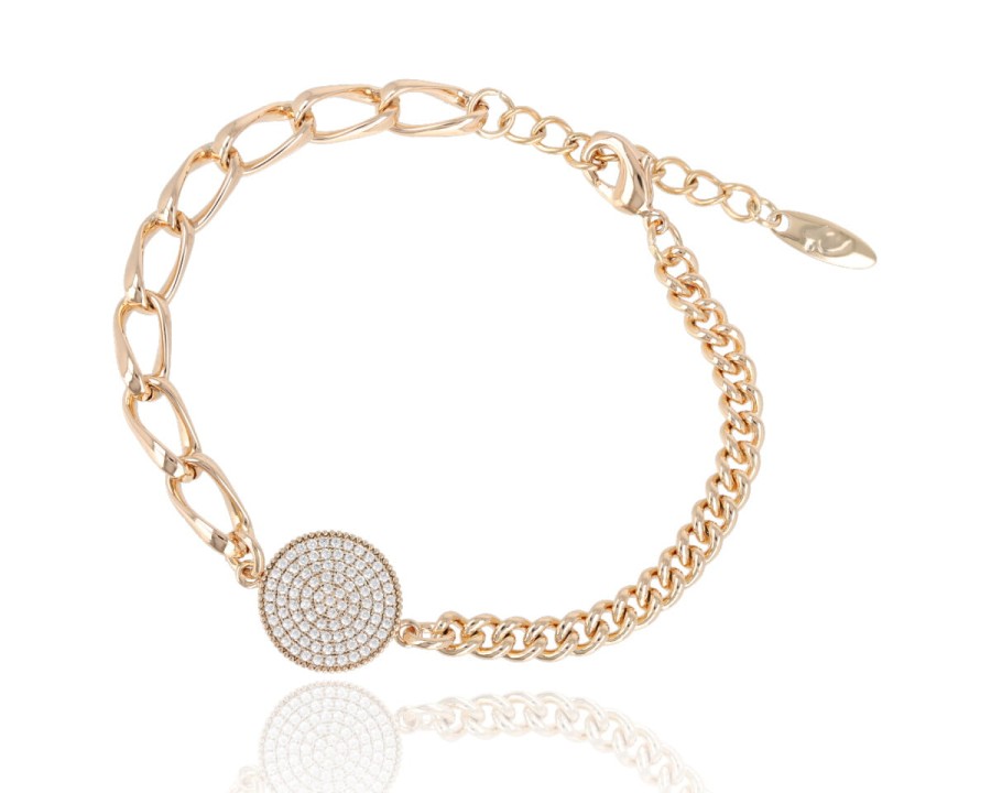 Bransoleta koło cyrkonie