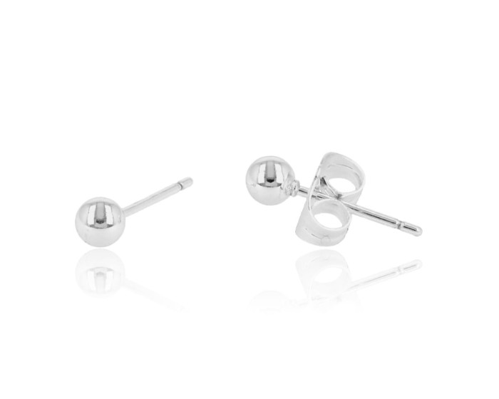 Kolczyki kulki (3 mm)