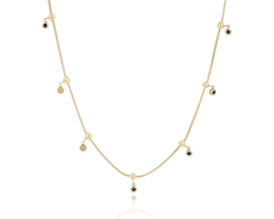 Naszyjnik wiszące oczka