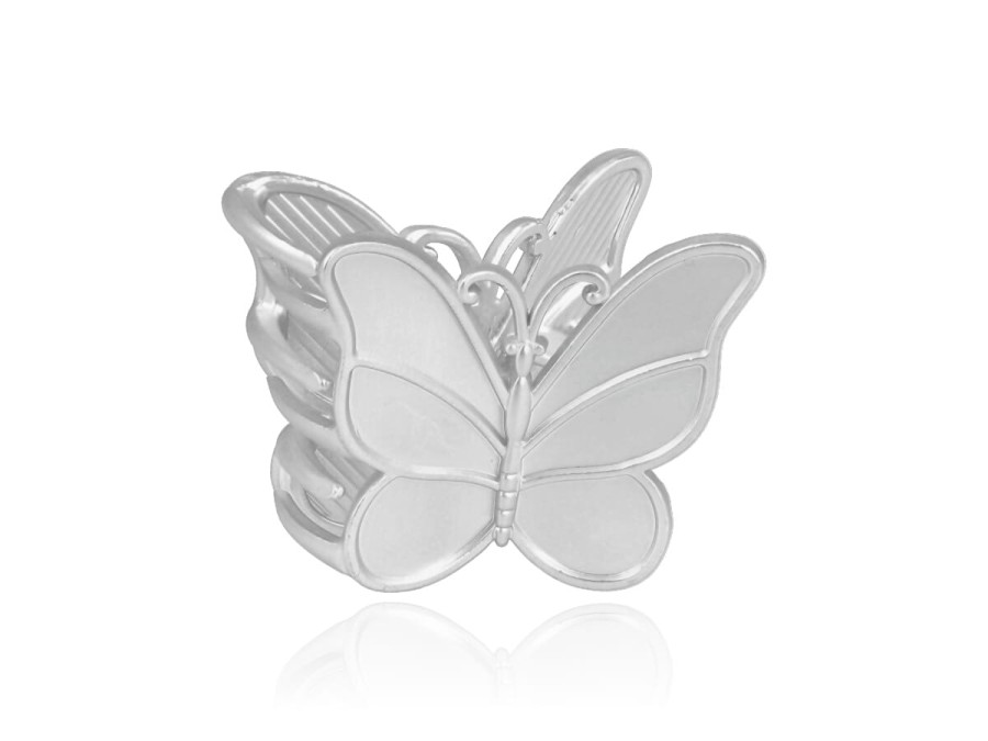 Spinka metalowa motyl