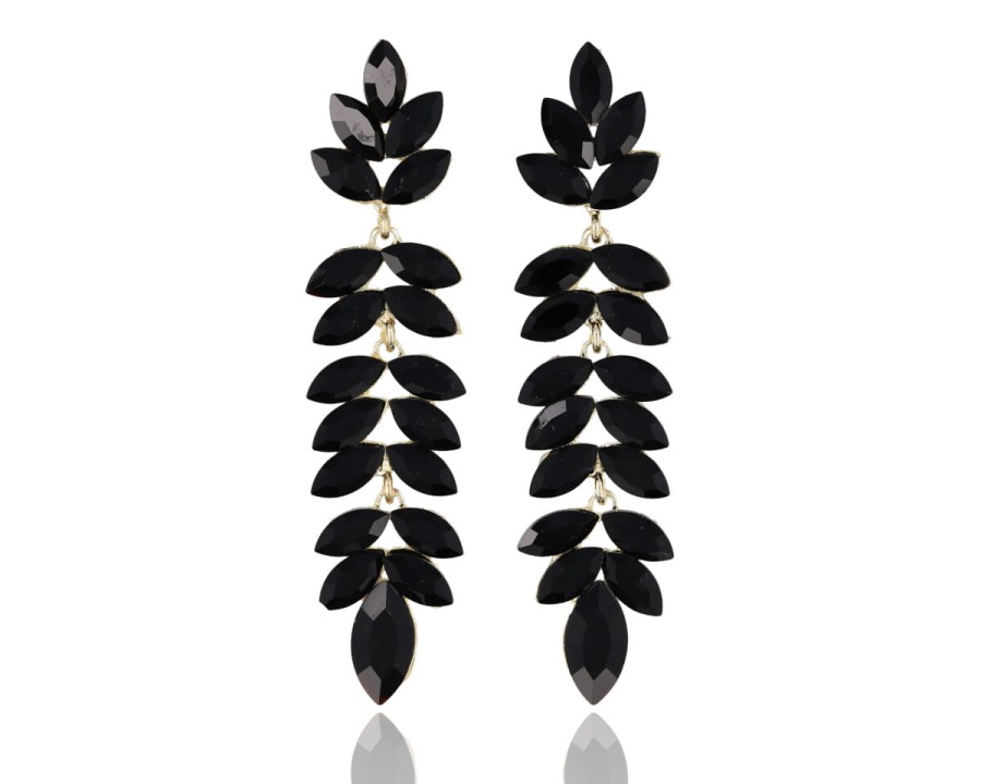 Kolczyki kryształowe długie