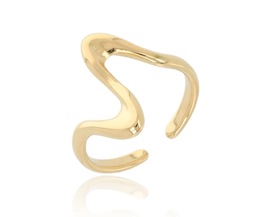 Pierścionek zyg-zag