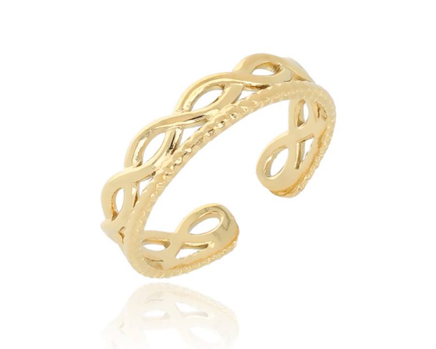 Pierścionek pleciony