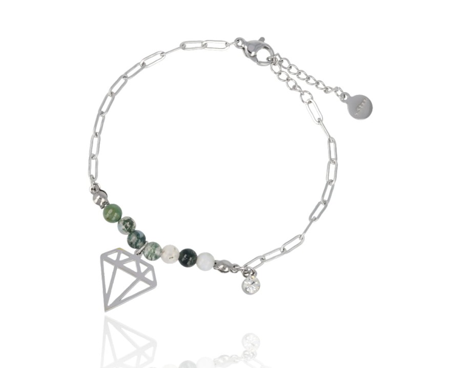 Bransoleta kolor diament