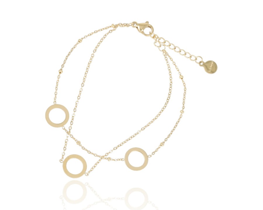 Bransoleta ringi podwójna