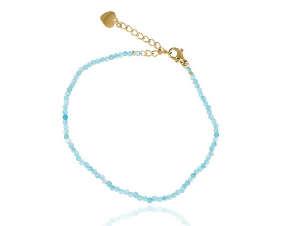 Bransoleta akwamaryn