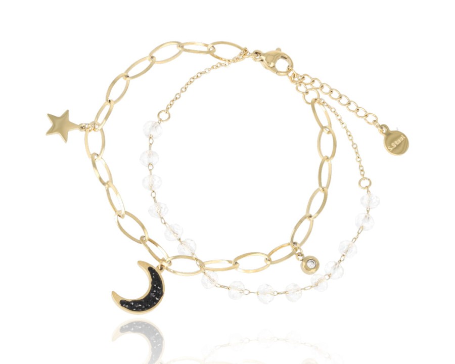 Bransoleta czarny księżyc