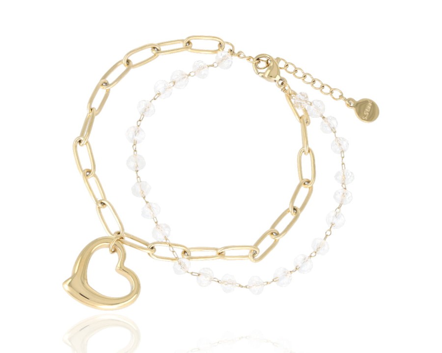 Bransoleta serce puste