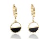 Kolczyki czarne połówki