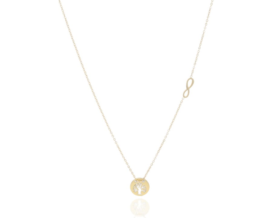 Naszyjnik infinity drzewo