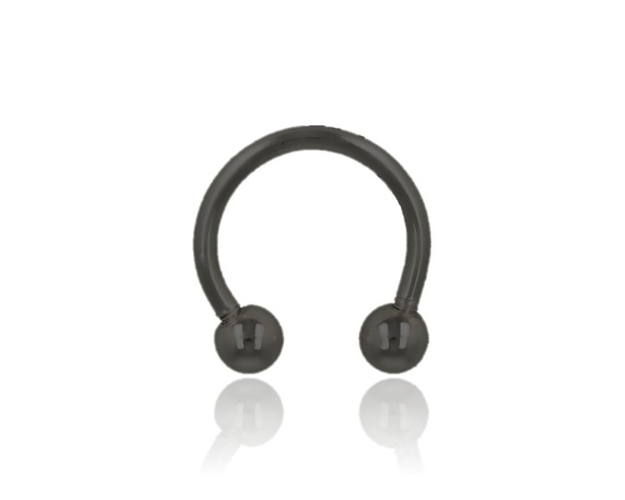 Kolczyk piercing podkowa