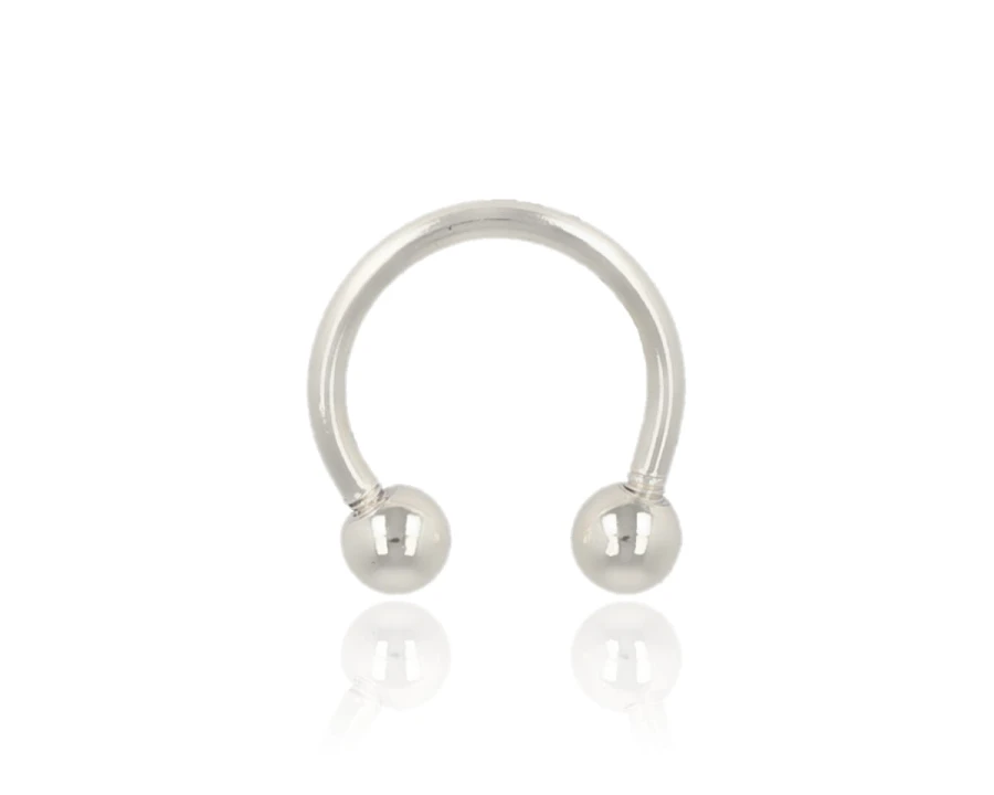 Kolczyk piercing podkowa