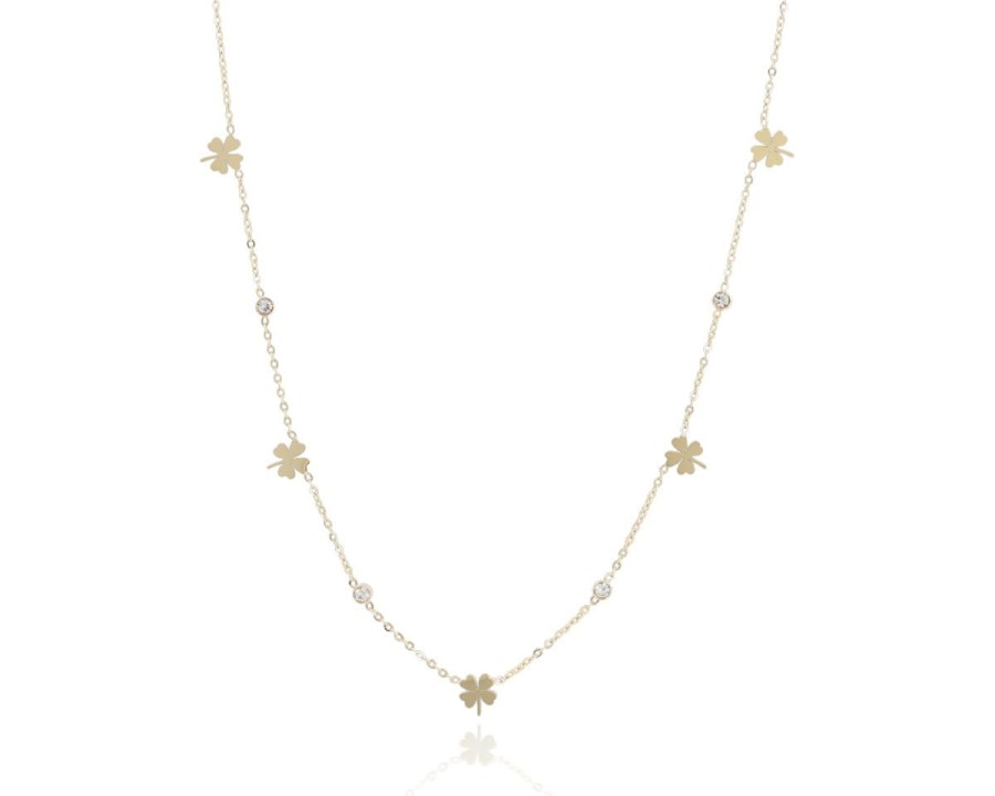 Naszyjnik drobne koniczyny