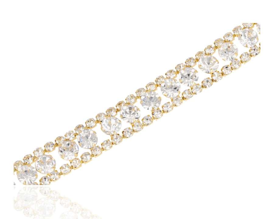 Bransoleta pas cyrkonii