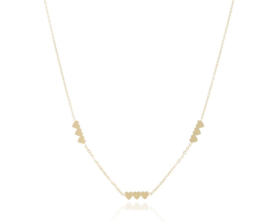 Naszyjnik potrójne serca