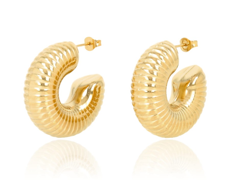 Kolczyki dmuchane koła sprężyny