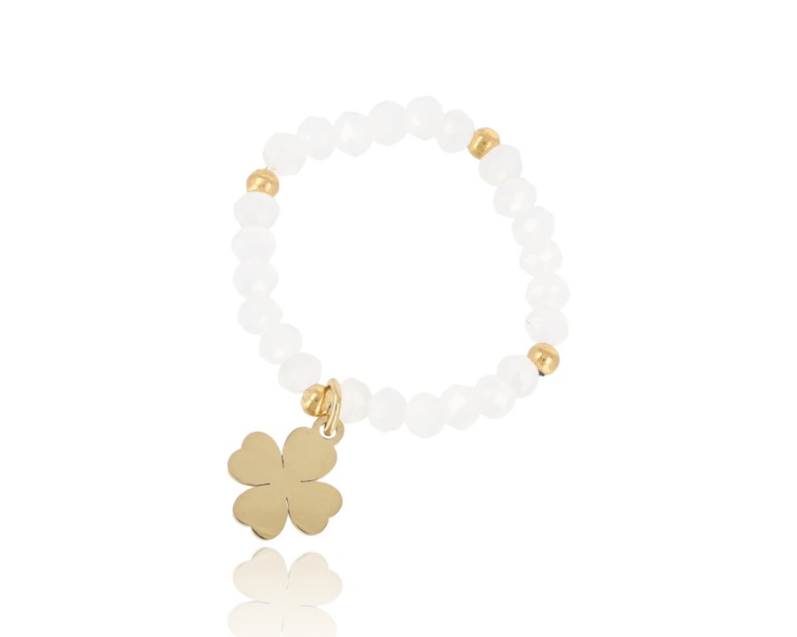 Pierścionek koniczynka