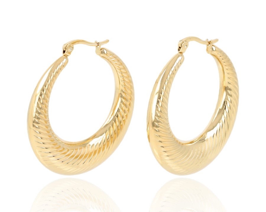 Kolczyki dmuchane koła wzór