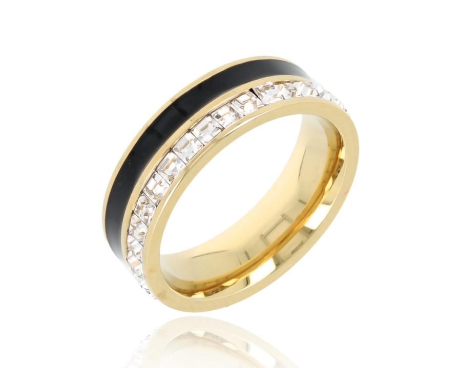 Obrączka cyrkoniowa