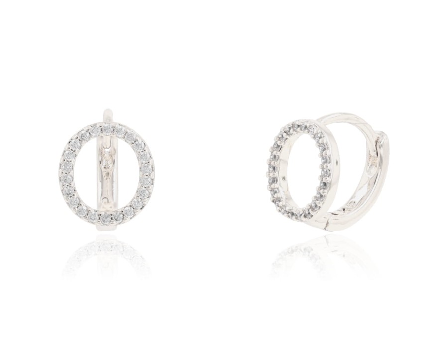 Kolczyki ringi na kole