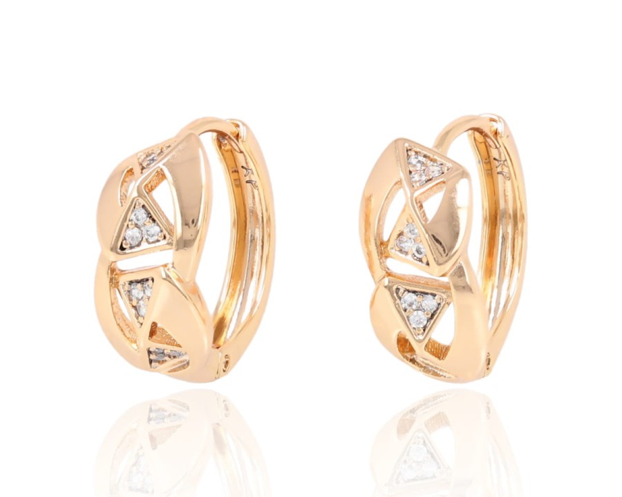 Kolczyki przeplatane