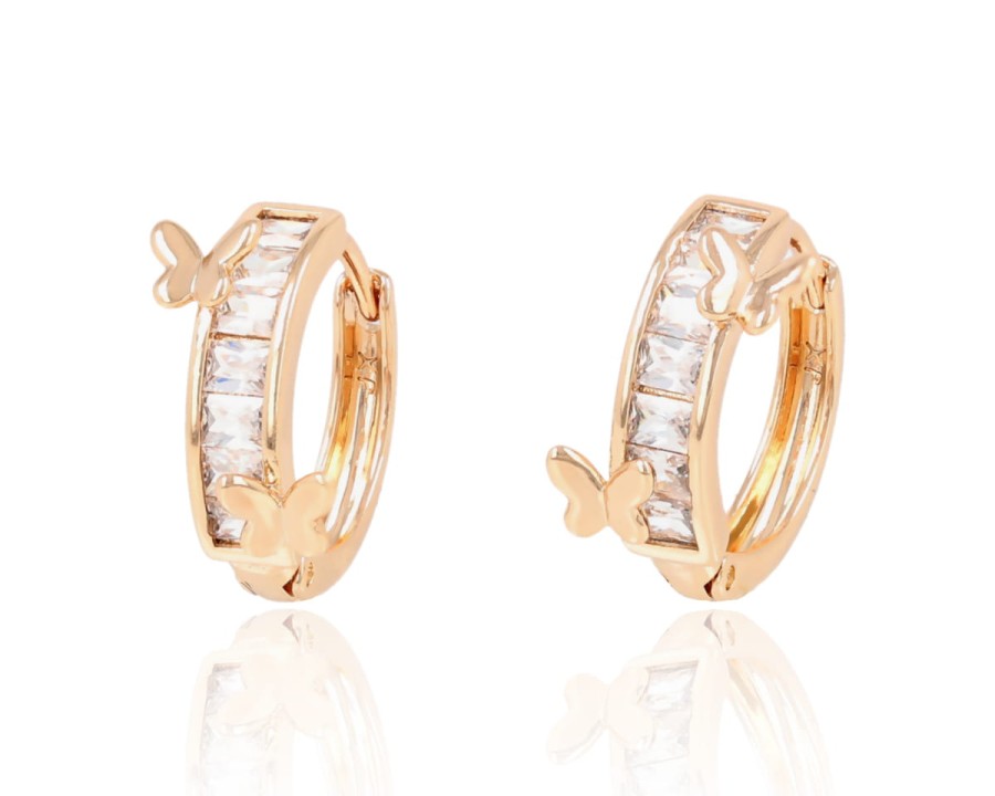 Kolczyki z motylkami