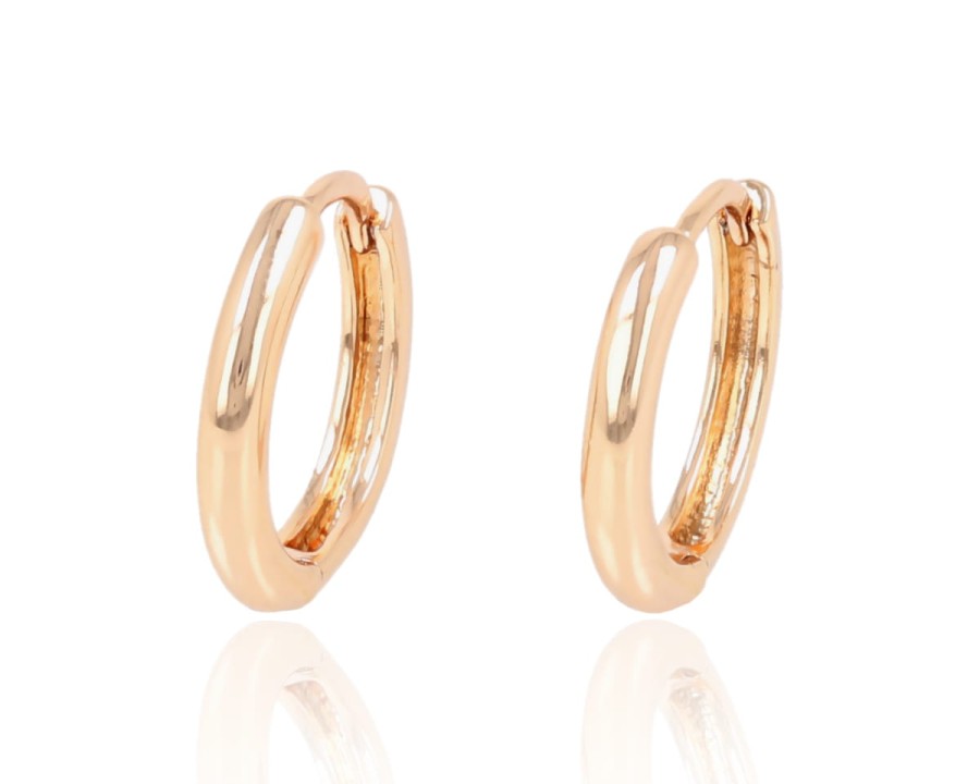 Kolczyki kółka gładkie