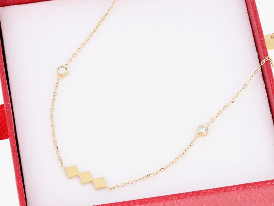 Naszyjnik kwadraciki