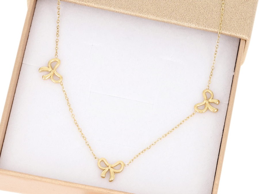 Naszyjnik trzy kokardy