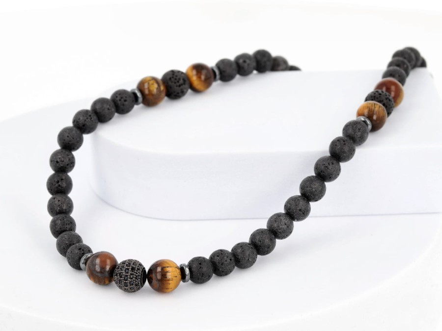 Naszyjnik męski TGRYSIE OKO