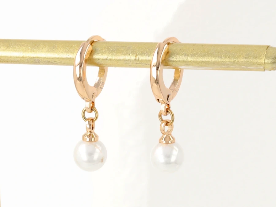 Kolczyki mini perełka 