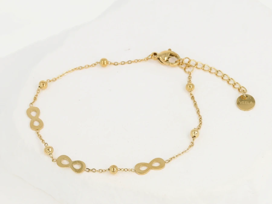 Bransoleta kulki infinity