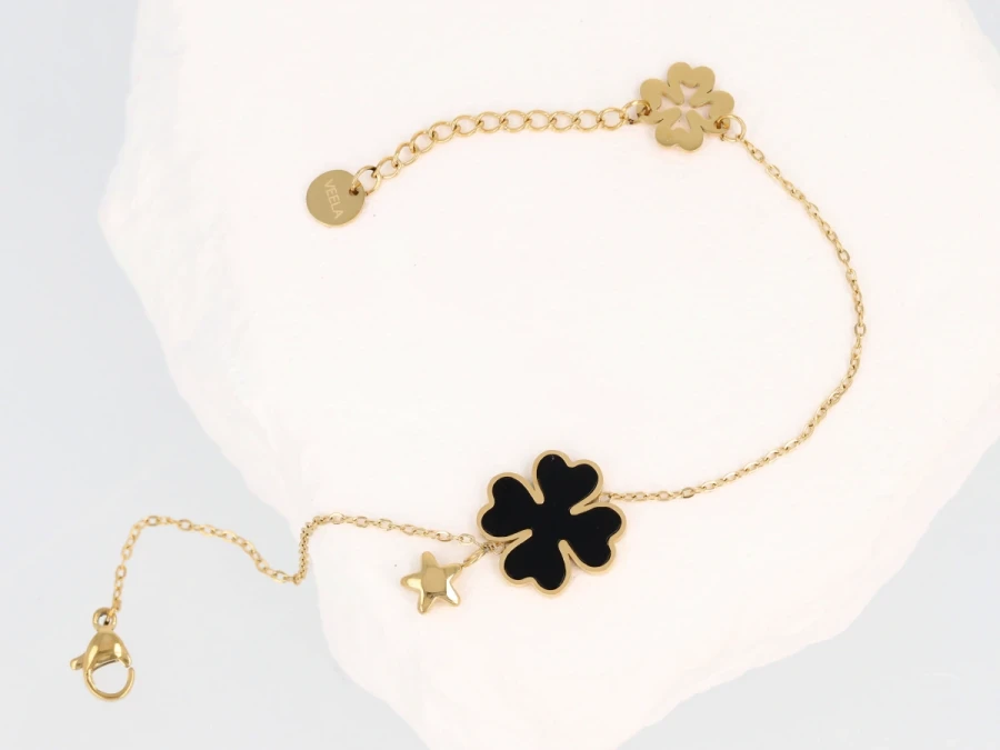 Bransoleta koniczyna gwiazdka