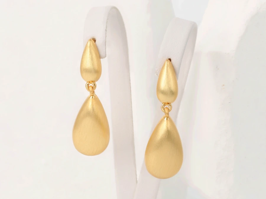 Kolczyki podwójne łezki