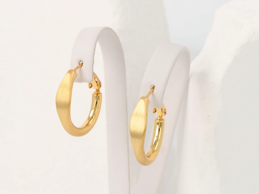 Kolczyki koła matowe