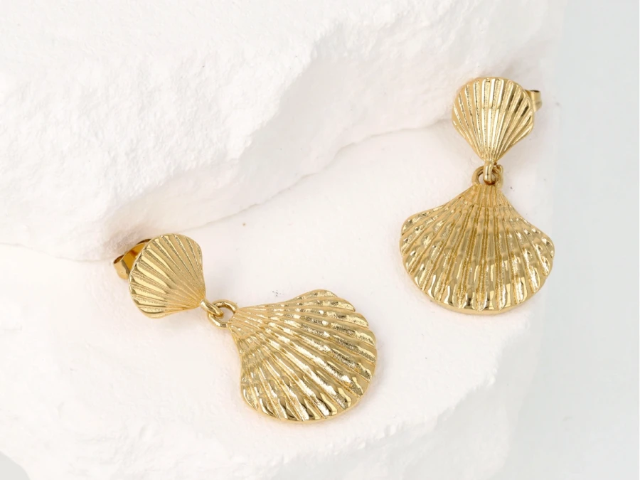 Kolczyki wiszące muszle