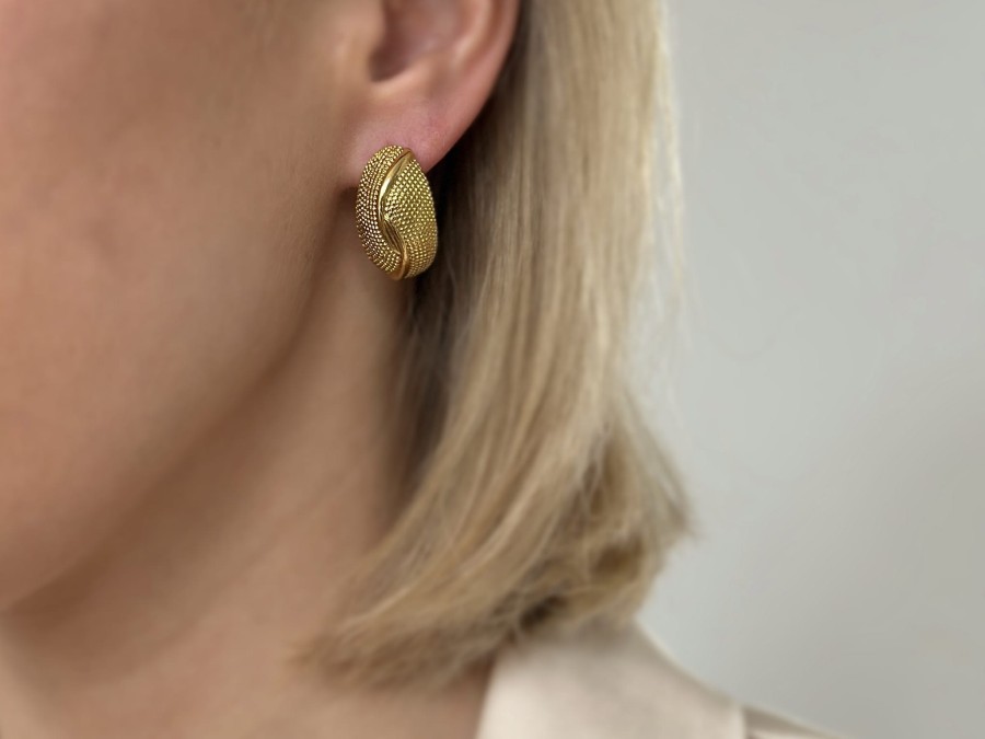 Kolczyki kropla wzór