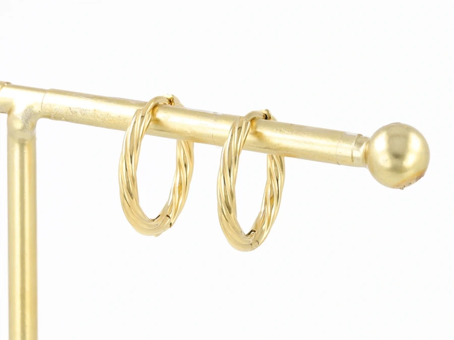 Kolczyki kółka skręcane