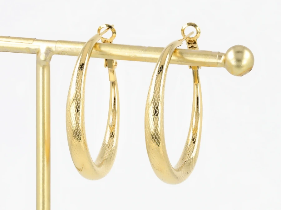 Kolczyki koła rozszerzane wzór