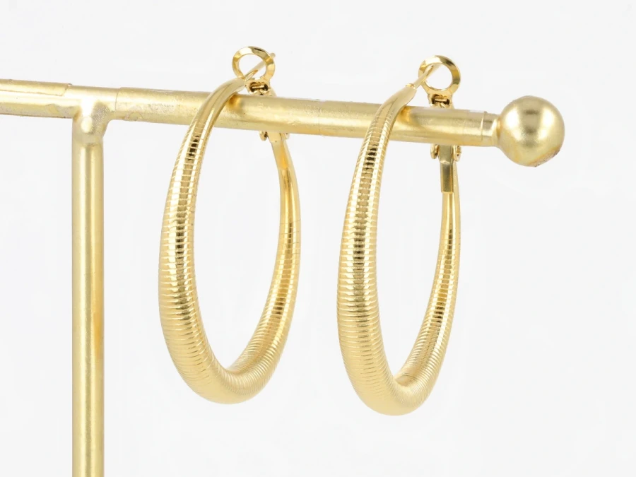 Kolczyki koła rozszerzane paski