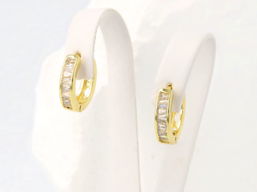 Kolczyki kółeczka kryształki