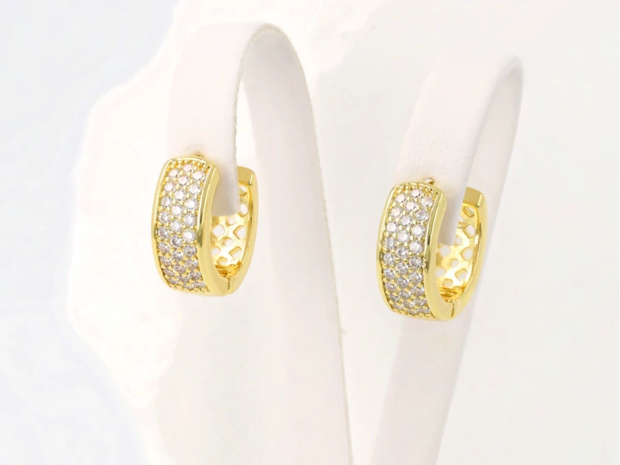 Kolczyki kółka małe szerokie