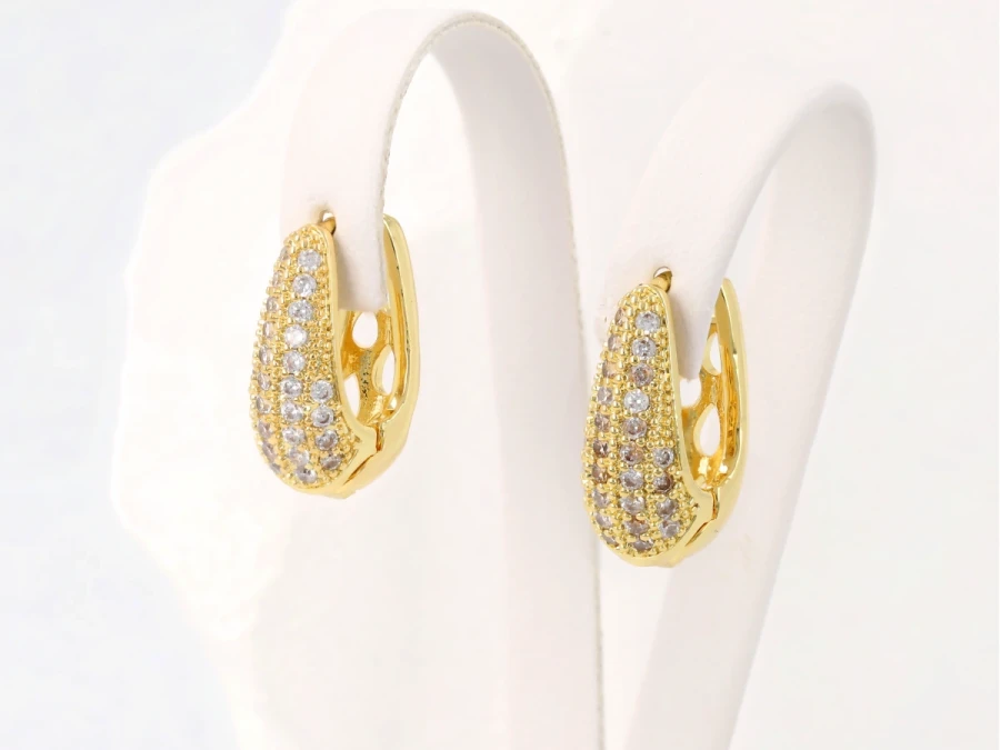 Kolczyki łezki wypukłe