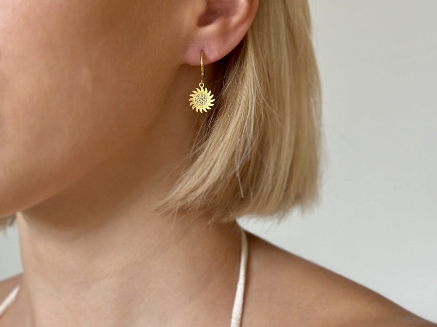 Kolczyki słoneczka 