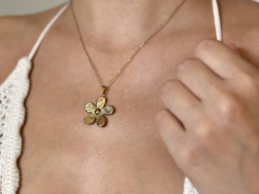 Naszyjnik pięć płatków
